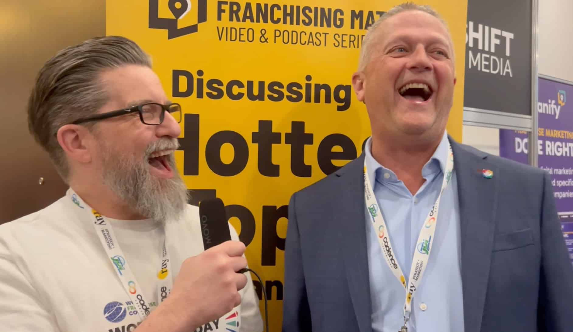 Brian Bazely and Steve Buors at the CFA Convention